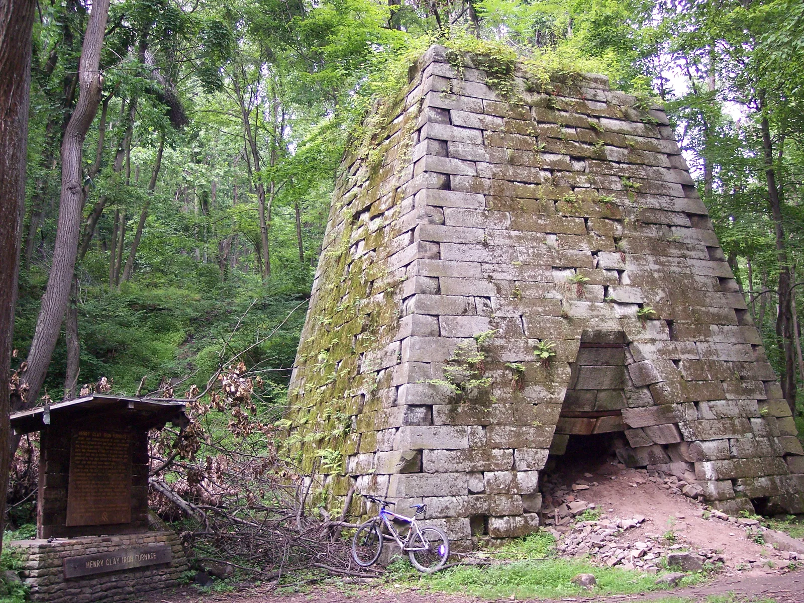 Coopers Rock Henry Clay Iron Furnace Trail